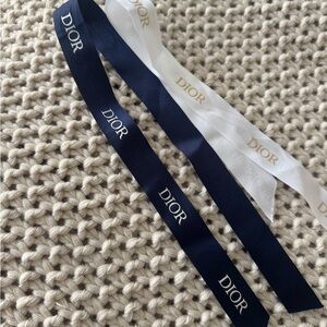 Dior Navy and White Ribbon Collection
